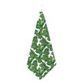 Vintage Hop Cone Pattern Print Hand Towel