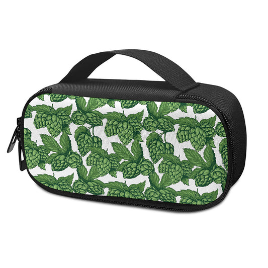 Vintage Hop Cone Pattern Print Insulin Cooler Travel Case