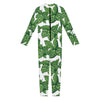 Vintage Hop Cone Pattern Print Jumpsuit