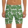 Vintage Hop Cone Pattern Print Men's Long Boxer Briefs