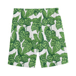 Vintage Hop Cone Pattern Print Men's Sports Shorts
