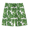 Vintage Hop Cone Pattern Print Men's Swim Trunks