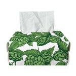 Vintage Hop Cone Pattern Print Rectangle Tissue Box Cover