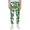 Vintage Hop Cone Pattern Print Scuba Joggers