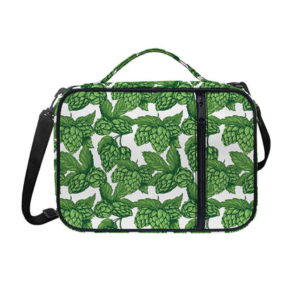 Vintage Hop Cone Pattern Print Shoulder Strap Bible Bag