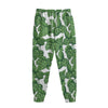 Vintage Hop Cone Pattern Print Sweatpants