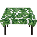 Vintage Hop Cone Pattern Print Tablecloth