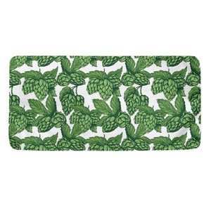 Vintage Hop Cone Pattern Print Towel