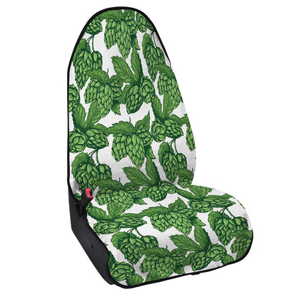 Vintage Hop Cone Pattern Print Waterproof Car Seat Cover
