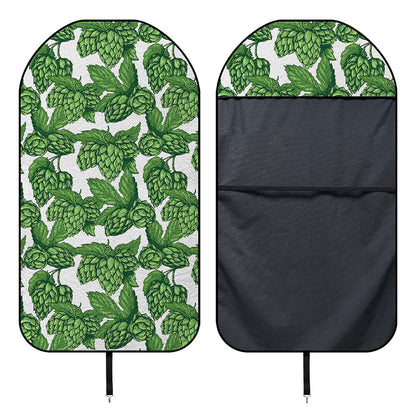 Vintage Hop Cone Pattern Print Waterproof Car Seat Cover