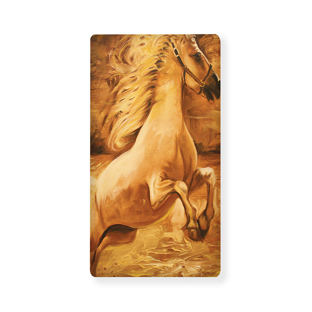 Vintage Horse Painting Print Baby Crib Sheet