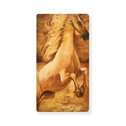 Vintage Horse Painting Print Baby Crib Sheet