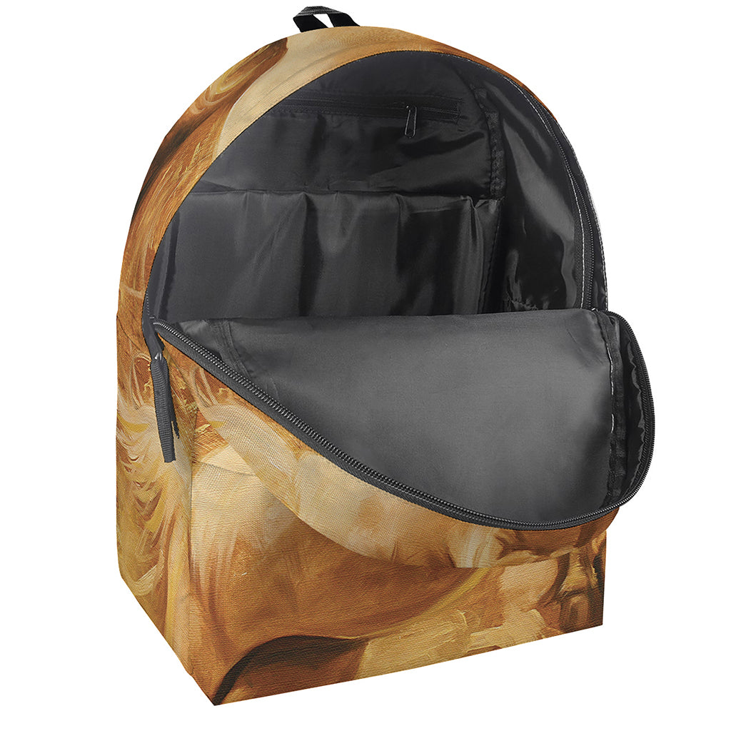 Vintage Horse Painting Print Backpack