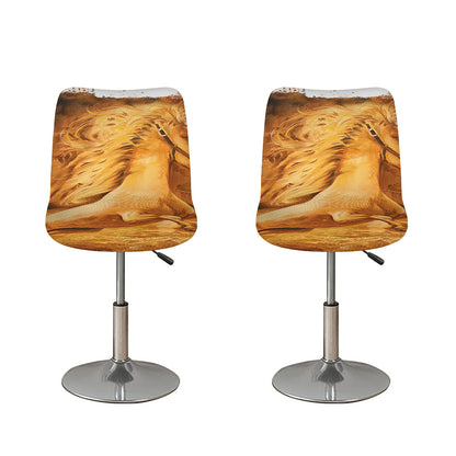 Vintage Horse Painting Print Bar Stool Covers