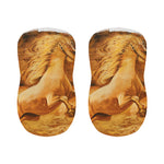 Vintage Horse Painting Print Bar Stool Covers