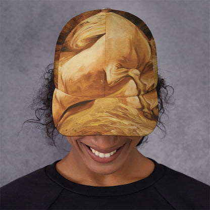 Vintage Horse Painting Print Baseball Cap