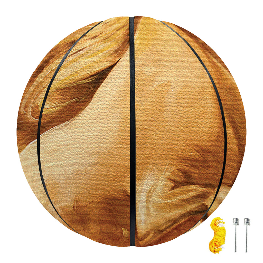 Vintage Horse Painting Print Basketball