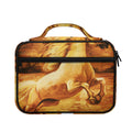 Vintage Horse Painting Print Briefcase Bible Bag