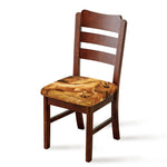 Vintage Horse Painting Print Chair Cushion Cover