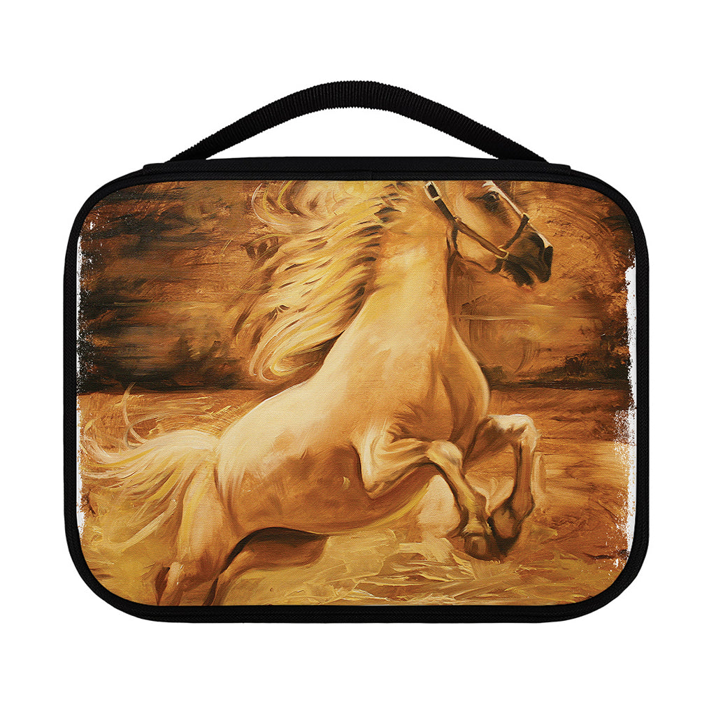 Vintage Horse Painting Print Classic Bible Case