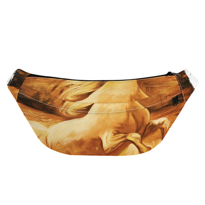 Vintage Horse Painting Print Fanny Pack