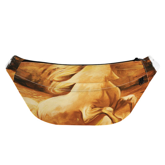 Vintage Horse Painting Print Fanny Pack