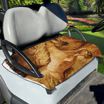 Vintage Horse Painting Print Golf Cart Seat Cover