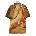 Vintage Horse Painting Print Hawaiian Shirt