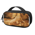 Vintage Horse Painting Print Portable Cooler Travel Case