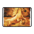 Vintage Horse Painting Print Kitchen Mat