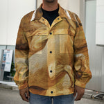 Vintage Horse Painting Print Men's Shirt Jacket