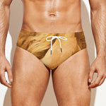 Vintage Horse Painting Print Men's Swim Briefs