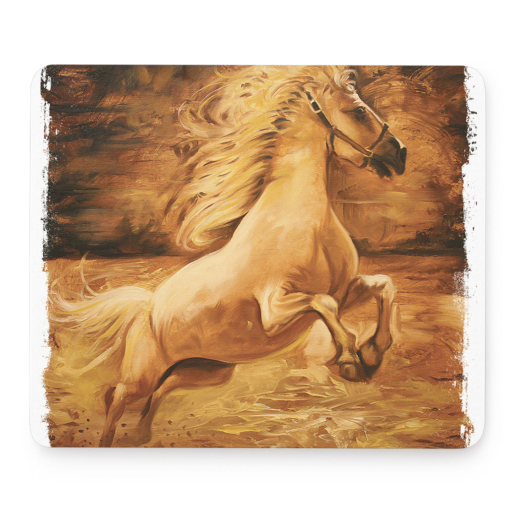 Vintage Horse Painting Print Mouse Pad