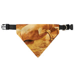 Vintage Horse Painting Print Over The Collar Dog Bandana