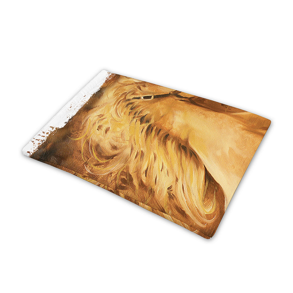 Vintage Horse Painting Print Pet Cooling Mat Cover