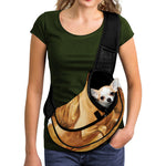 Vintage Horse Painting Print Pet Sling Carrier