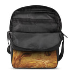 Vintage Horse Painting Print Rectangular Crossbody Bag