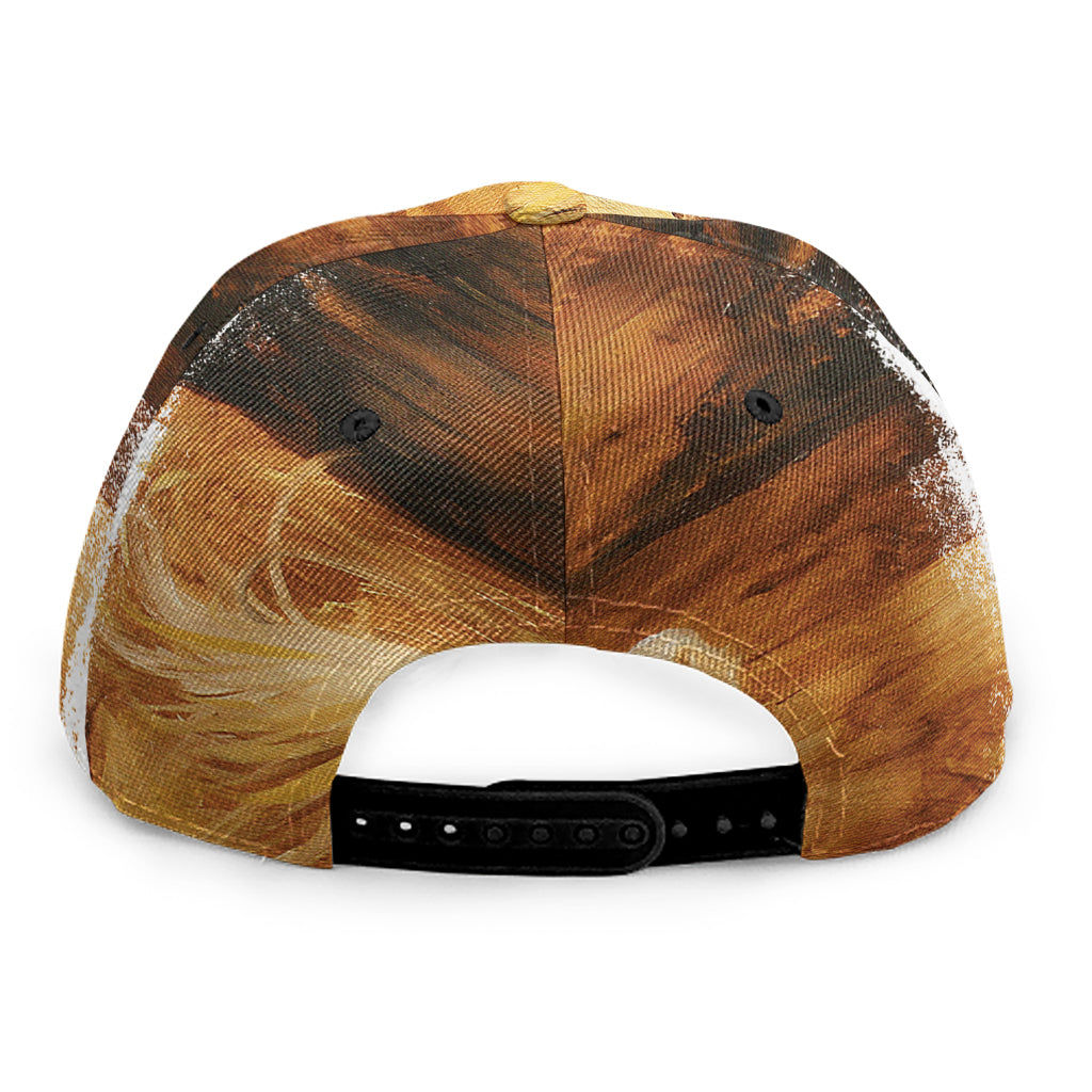Vintage Horse Painting Print Snapback Cap