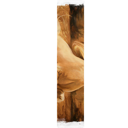 Vintage Horse Painting Print Table Runner