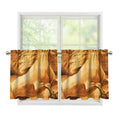 Vintage Horse Painting Print Tier Curtains