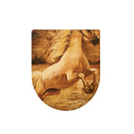 Vintage Horse Painting Print Toilet Lid Cover