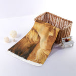 Vintage Horse Painting Print Towel