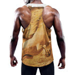 Vintage Horse Painting Print Training Tank Top