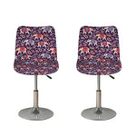 Vintage Indian Elephant Pattern Print Bar Stool Covers