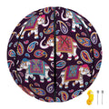 Vintage Indian Elephant Pattern Print Basketball