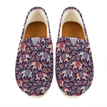 Vintage Indian Elephant Pattern Print Casual Shoes