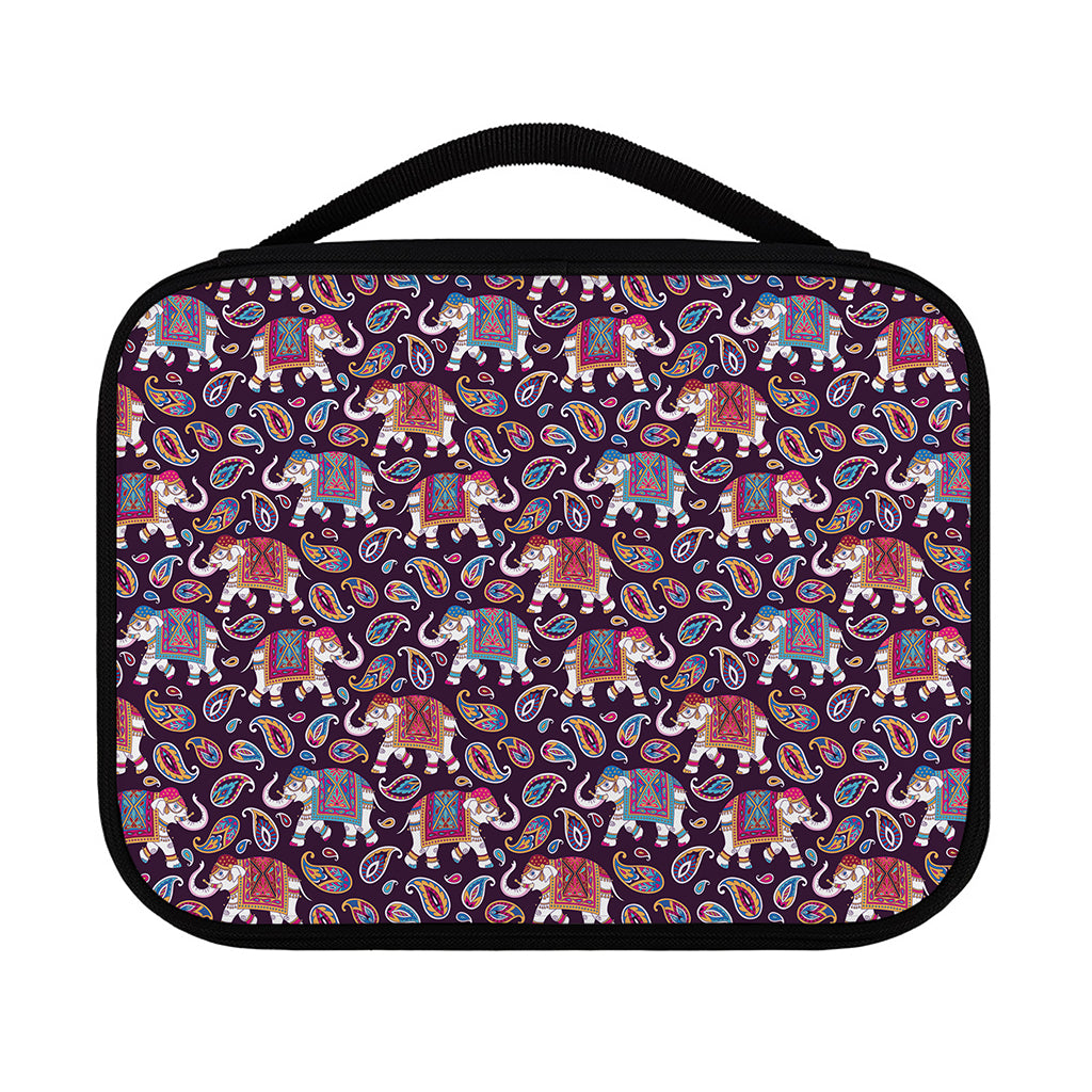 Vintage Indian Elephant Pattern Print Classic Bible Case