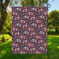 Vintage Indian Elephant Pattern Print Garden Flag