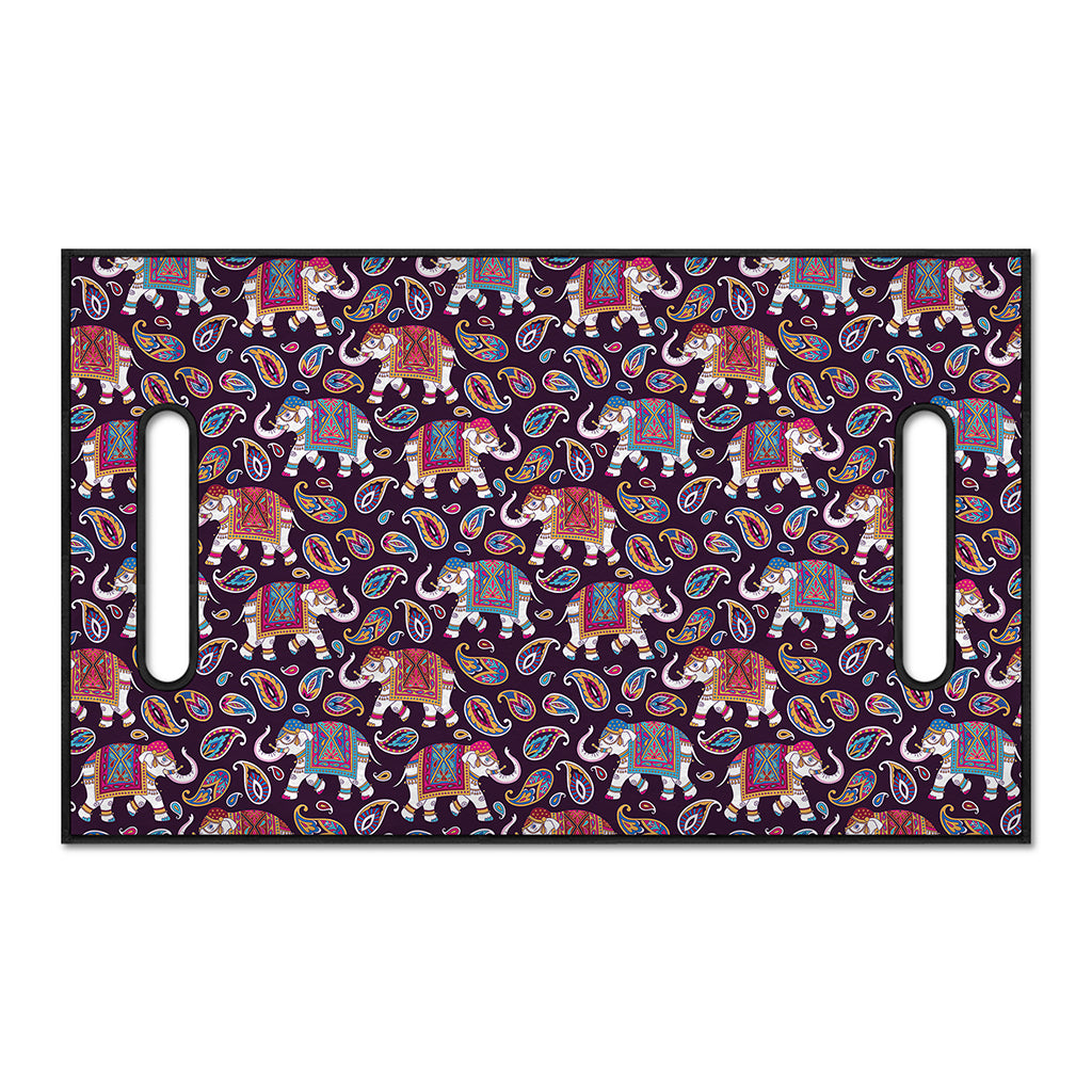 Vintage Indian Elephant Pattern Print Golf Cart Seat Cover