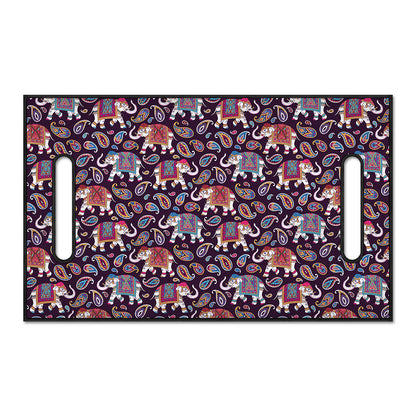 Vintage Indian Elephant Pattern Print Golf Cart Seat Cover